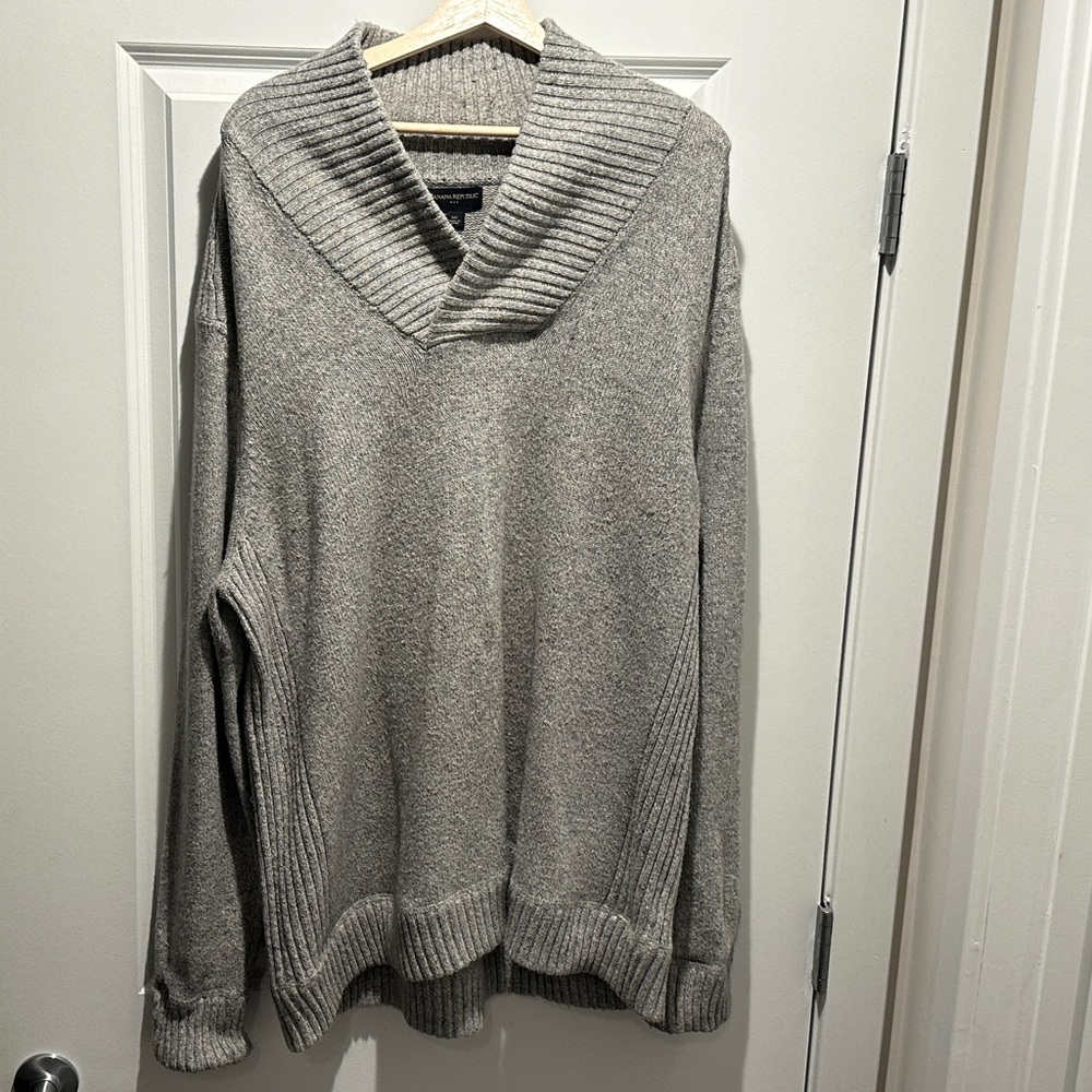 Banana Republic Shawl Collar Sweater Men’s Sz XXL